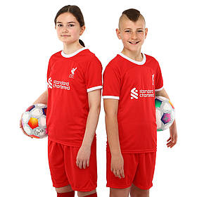 Форма футбольна дитяча LIVERPOOL домашня 2024 CO-6327, Червоний, Розмір (EU) — 132 cm