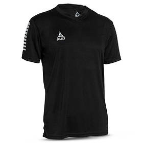 Дитяча футболка Select Pisa player shirt S/S Black 600056, Чорний, Розмір (EU) — 140cm