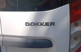 Напис Dokker для Dacia Dokker ABS-пластик