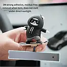 Фігурка-слайдер в автомобілі L'Andre Sliding Cartoon Bear Ведмідь скейтер Cool Black, фото 6