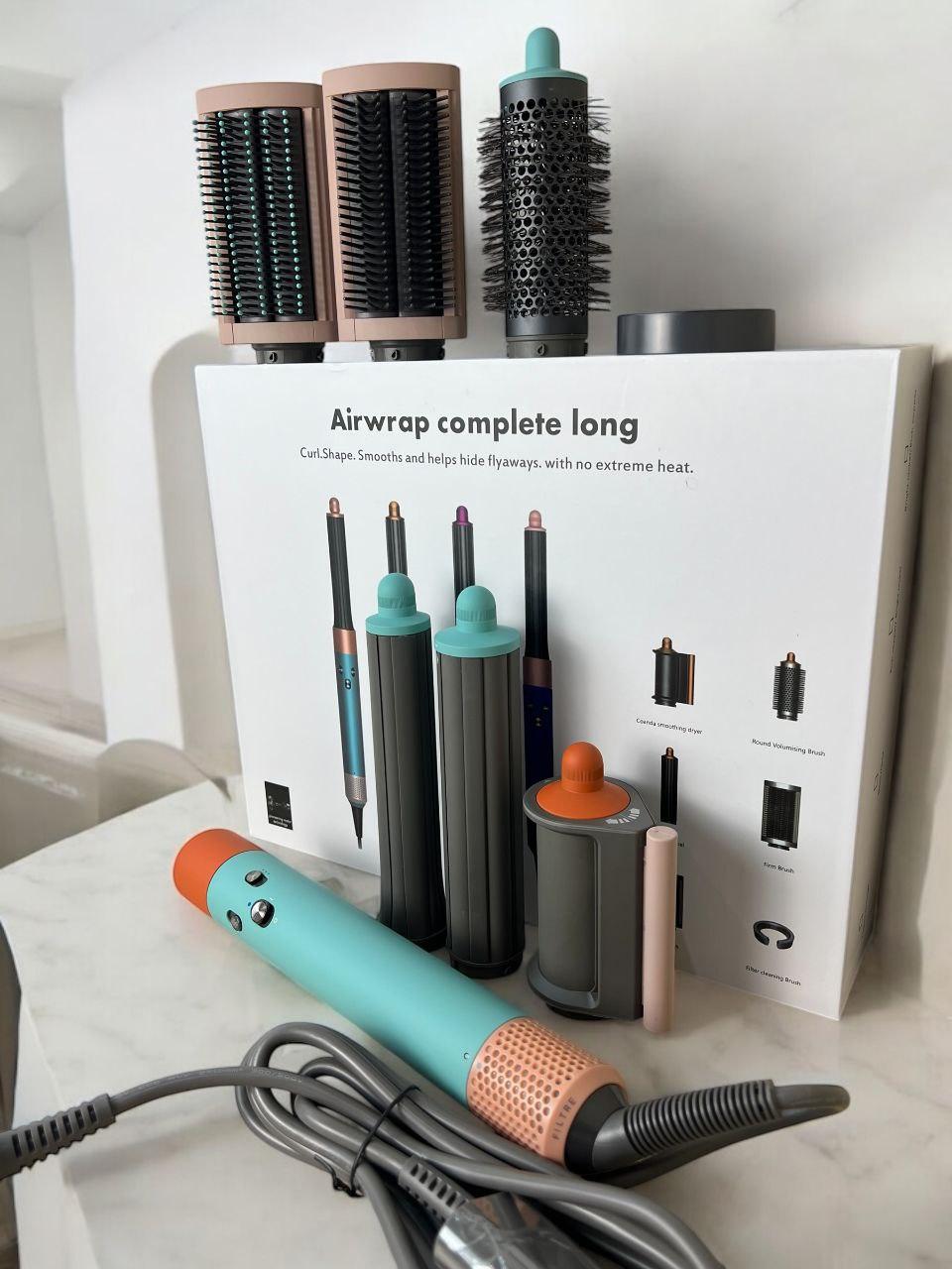 Airwrap Complete Long 6-в-1 — стайлер для волосся з насадками, Ceramic Pop Gifted, фото 1