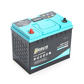 Акумуляторна батарея ORBUS LiFePO4 12,8V 60Ah,(30/80A 260x168x210 мм, 8kg