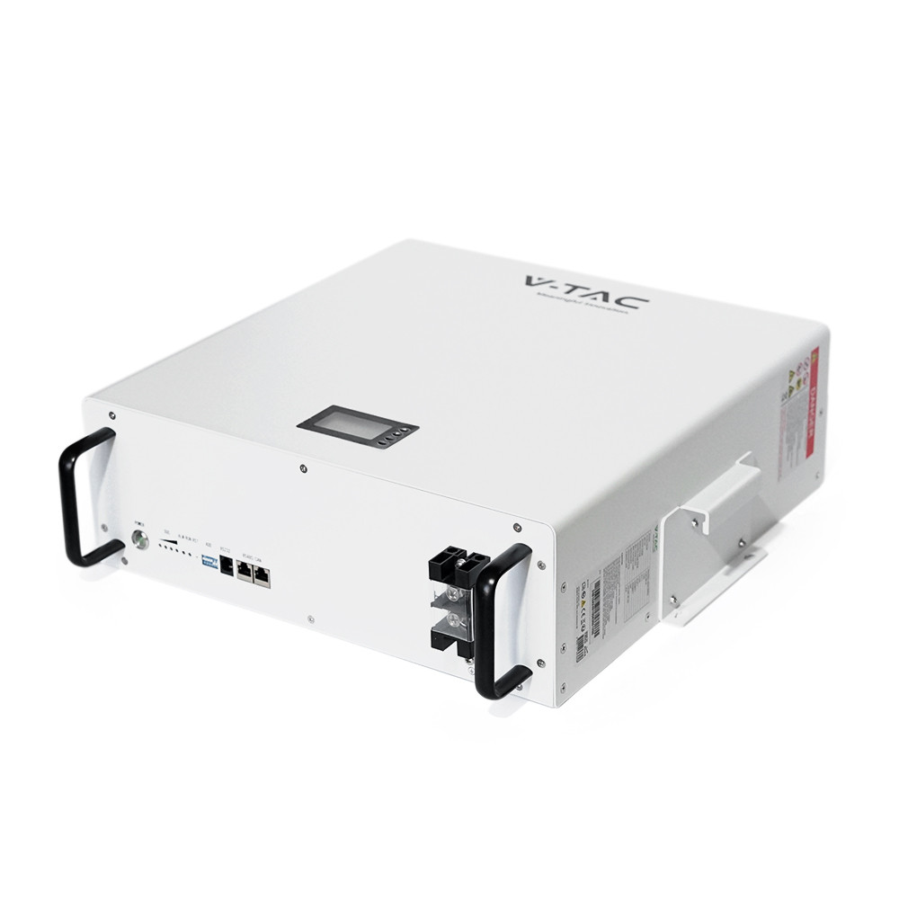 Акумуляторна батарея V-TAC LiFePO4 51,2V 100Аh 5.12kWh,(100/100A)607x720x270mm, 50,67kg
