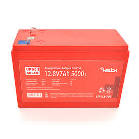 Літій-залізо-фосфатний акумулятор Merlion LiFePO4 12.8V 7AH (4S2P/BMS-10A), (151х65х97) for UPS, до 5000