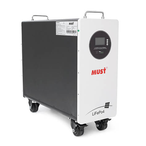 Акумуляторна батарея Must LiFePO4 LP21-48300 51.2V 300Ah 15,36KWh BMS200A@16S, CAN2&RS232&RS485,WI-FI,IP21, фото 1