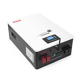 Акумуляторна батарея Must LiFePO4 LP16-48200 51.2V 200Ah, 10,24kWh, BMS100A@16S, CAN2.0/RS232/RS485, 6000