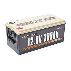 Акумуляторна батарея LiFePO4 Power Queen 12.8 V 300Ah , 3840Wh, BMS 200A, 522*240*218 мм