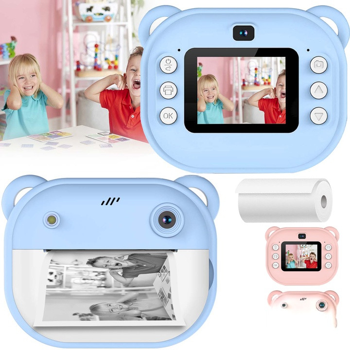 Фотоапарат миттєвого друку Y600 USB + 2 рулони паперу, фото 1