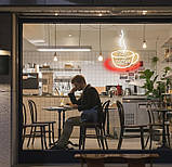 Неонова світлодіодна вивіска Кава Coffee Cup 38*34 см, фото 5