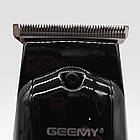 Акумуляторна машинка для стрижки, 4 насадки, Geemy GM-6735 / Бездротова машинка-тример для стрижки волосся, фото 4