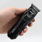 Акумуляторна машинка для стрижки, 4 насадки, Geemy GM-6735 / Бездротова машинка-тример для стрижки волосся, фото 5