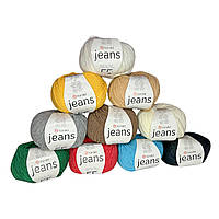 Набір пряжі YarnArt JEANS (ЯрнАрт Джинс) 10 кольорів