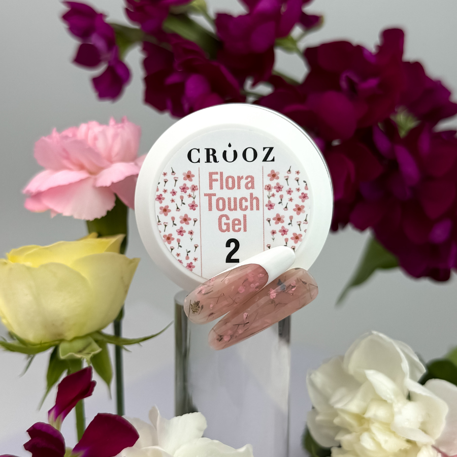 Гель для нарощування Crooz Flora Touch Gel №02, 15 мл, фото 1
