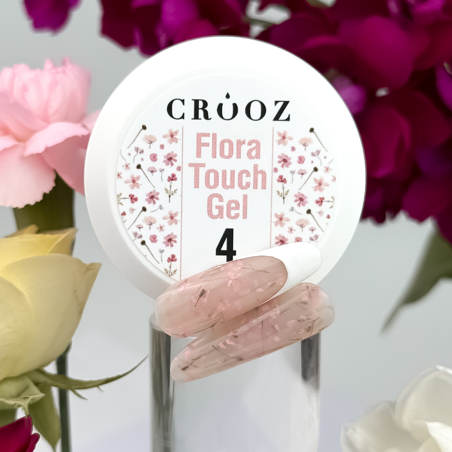 Гель для нарощування Crooz Flora Touch Gel №04, 15 мл, фото 1