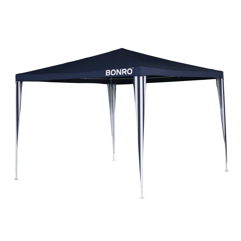 Садовий павільйон альтанка намет 3х3 м Bonro B-9001 без стінок синій