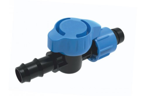 Кран перехідний із крапельної стрічки на крапельну трубку 16 мм, Presto, фото 1