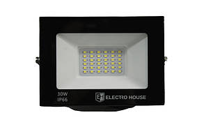 LED прожектор  3000 Лм  30Вт  6500К   холодний білий  SMD2835