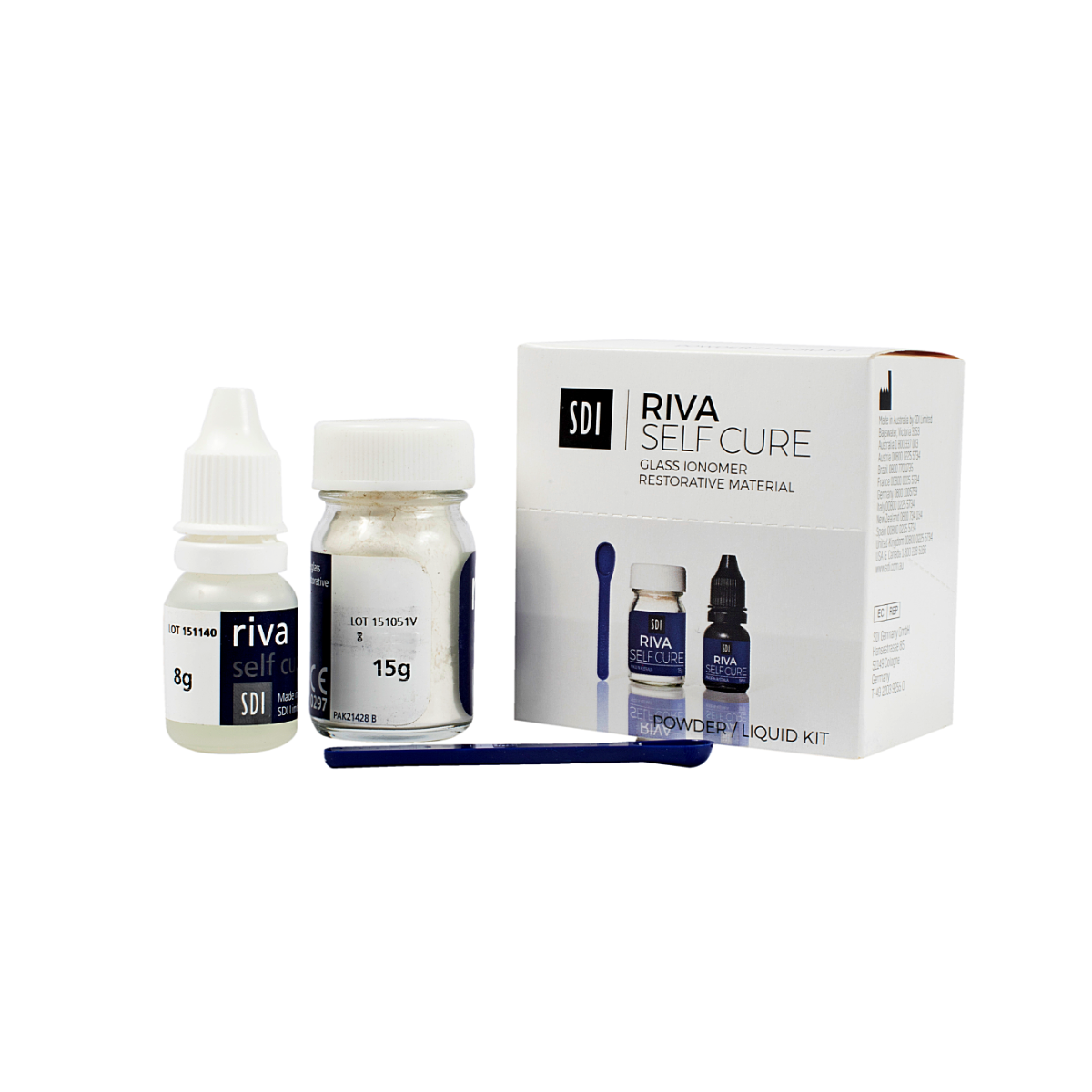 Ріва (хімічна) склоіномерний цемент А2 СЦ, Riva Self Cure SDI, фото 1
