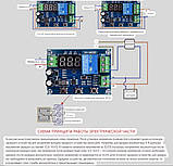 Модуль вимірювання заряду та розряду акумулятора ХН-М608 DC6V-40V, фото 7