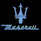 Логотип підсвітка дверей Мазераті скло HD забраження, PREMIUM Maserati, фото 3