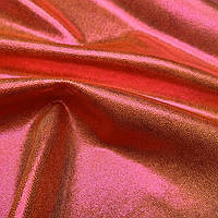 Stretch metallic Dot shine Lycra Pink on Orange Chrisanne Clover 1м