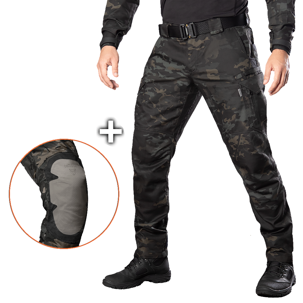 Штани тактичні Герць 2.0 Twill Чорний мультикам