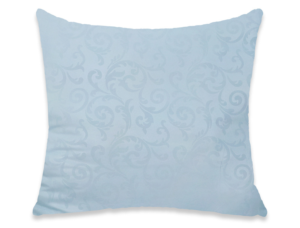 Постільна подушка 70*70 мікрофібра / холофайбер , блакитного кольору