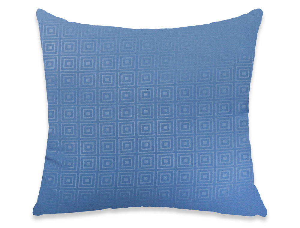 Постільна подушка 70*70 мікрофібра / холофайбер , синього кольору