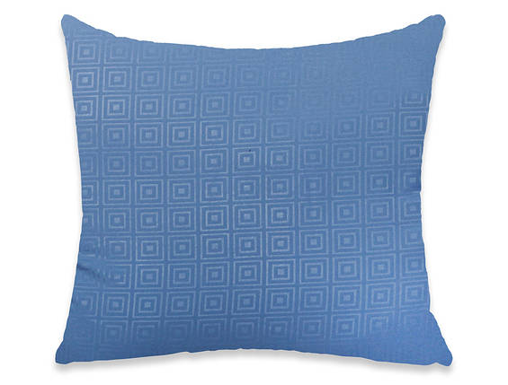 Постільна подушка 70*70 мікрофібра / холофайбер , синього кольору, фото 1