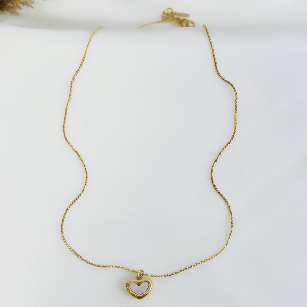 Підвіска ланцюжок на шию Миле Серденько Біжутерія з медичного золота Гіпоалергенні прикраси, фото 1