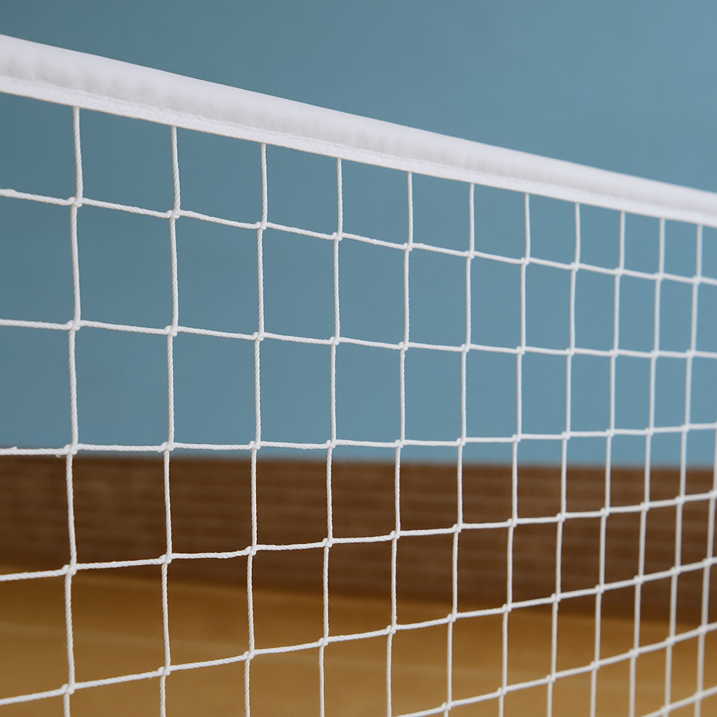 Сітка волейбольна «China model 1», сітка для волейболу з тросом, біла