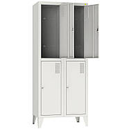 Шафа для одягу металева на ніжках ШОМ-400/2/4, фото 2