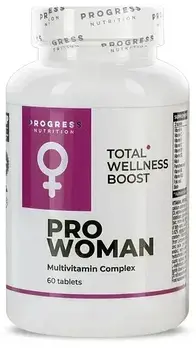 Комплекс вітамінів Progress Nutrition Pro Woman (60 таб)