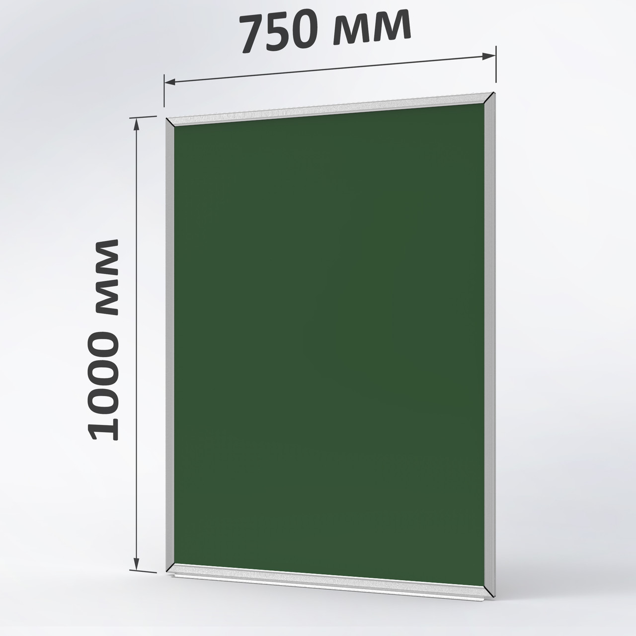 Крейдяна дошка зелена 750х1000 мм (вертикальна), фото 1