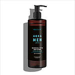 Парфумований шампунь-гель для душу 3 в 1 для чоловіків "Aqua for men" натуральний TM Mayur 200 мл