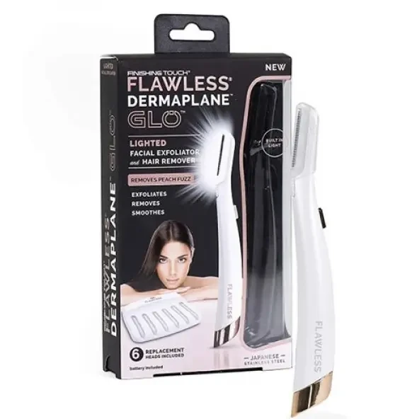 Портативний тример для брів FLAWLES DERMAPLENE GLO DL38