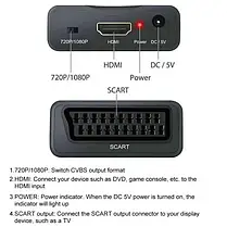 Конвертер відео SCART на HDMI 1080p/720p, фото 4