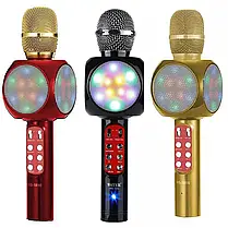 Мікрофон + караоке Bluetooth WS1816 WSTER C O P Y, фото 3