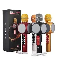 Мікрофон + караоке Bluetooth WS1816 WSTER C O P Y, фото 4