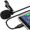 Мікрофон міні з кабелем Type-C JH-042, фото 9