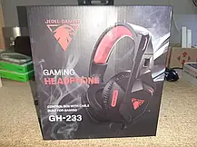 Навушники ігрові JEDEL GH233 провідні з мікро., фото 4
