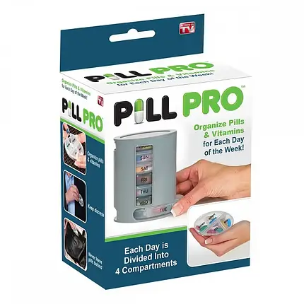 Органайзер для таблеток на 7 днів Pill Pro, фото 1