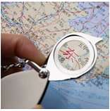 Мініпортативний підвісний брелок No.1096,10-кратне збільшувальне скло, фото 4