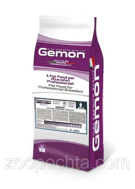 Сухий корм для кішок профілактика сечокам'яної хвороби Gemon Urinary з куркою та рисом 20 кг