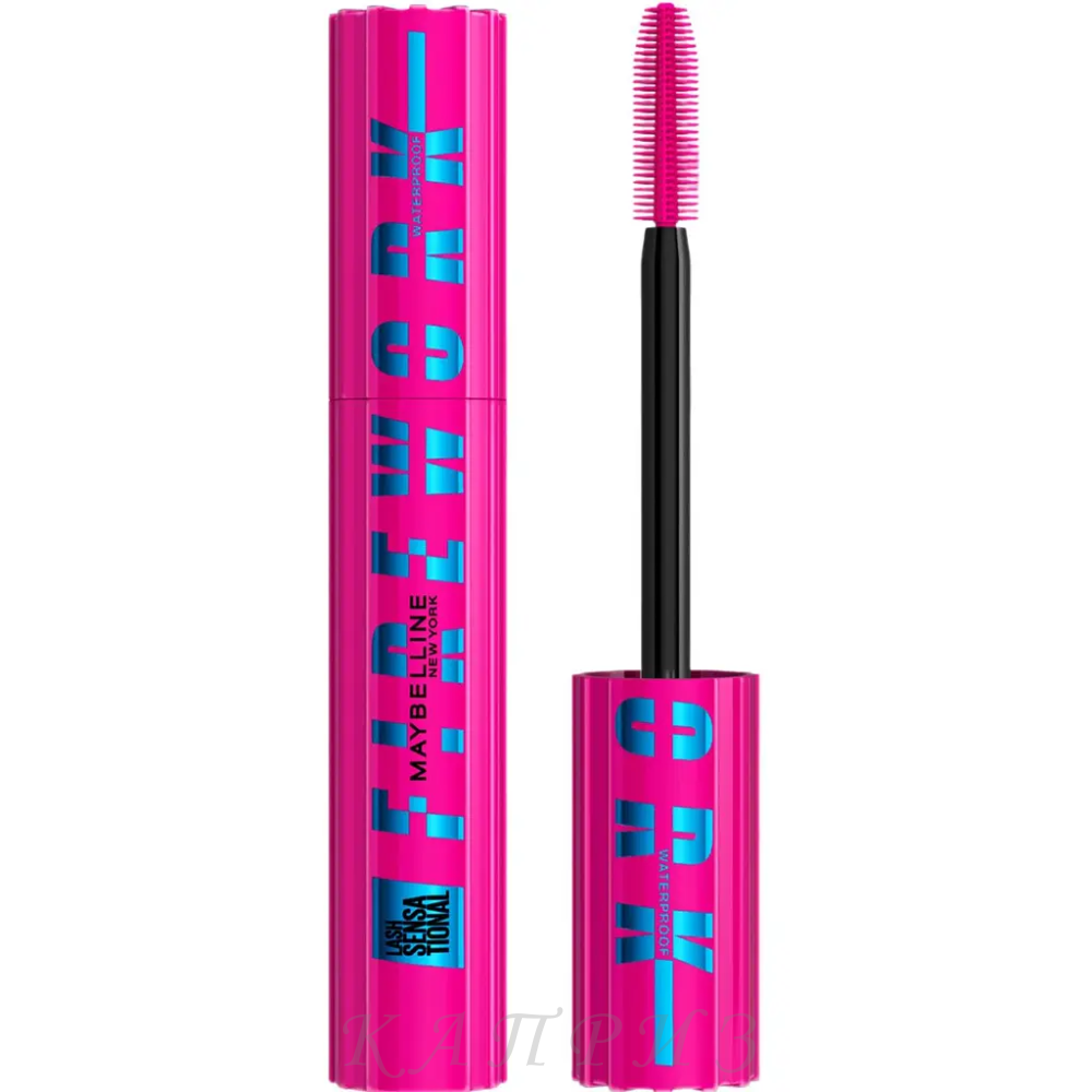 Туш Maybelline New York Lash Sensational Firework Водостійка для об'єму та подовження вій чорна 8.75 мл, фото 1
