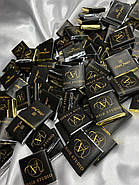 Чорний преміум шоколад із логотипом для салону краси 6 г 100 шт., фото 9