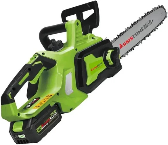 Акумуляторна ланцюгова пила Assistant PRO АПЦ-20БЩ (безщітковий двигун, 2 батареї), фото 1