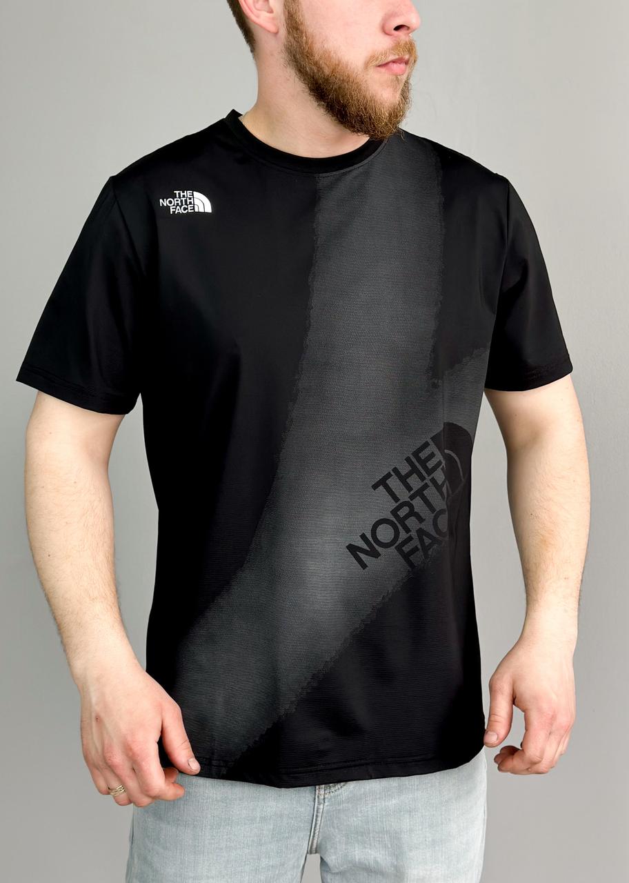 Чоловіча футболка The North Face TNF полегшена спортивна футболка Зе Норт Фейс ТНФ чорна