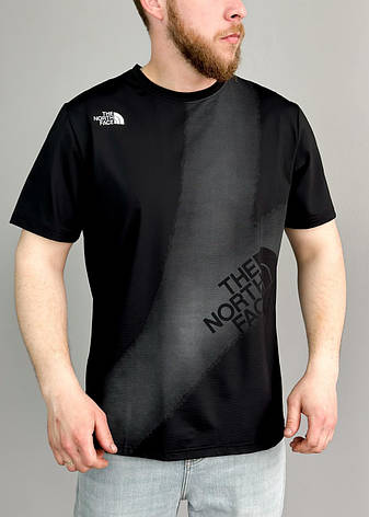 Чоловіча футболка The North Face TNF полегшена спортивна футболка Зе Норт Фейс ТНФ чорна, фото 1