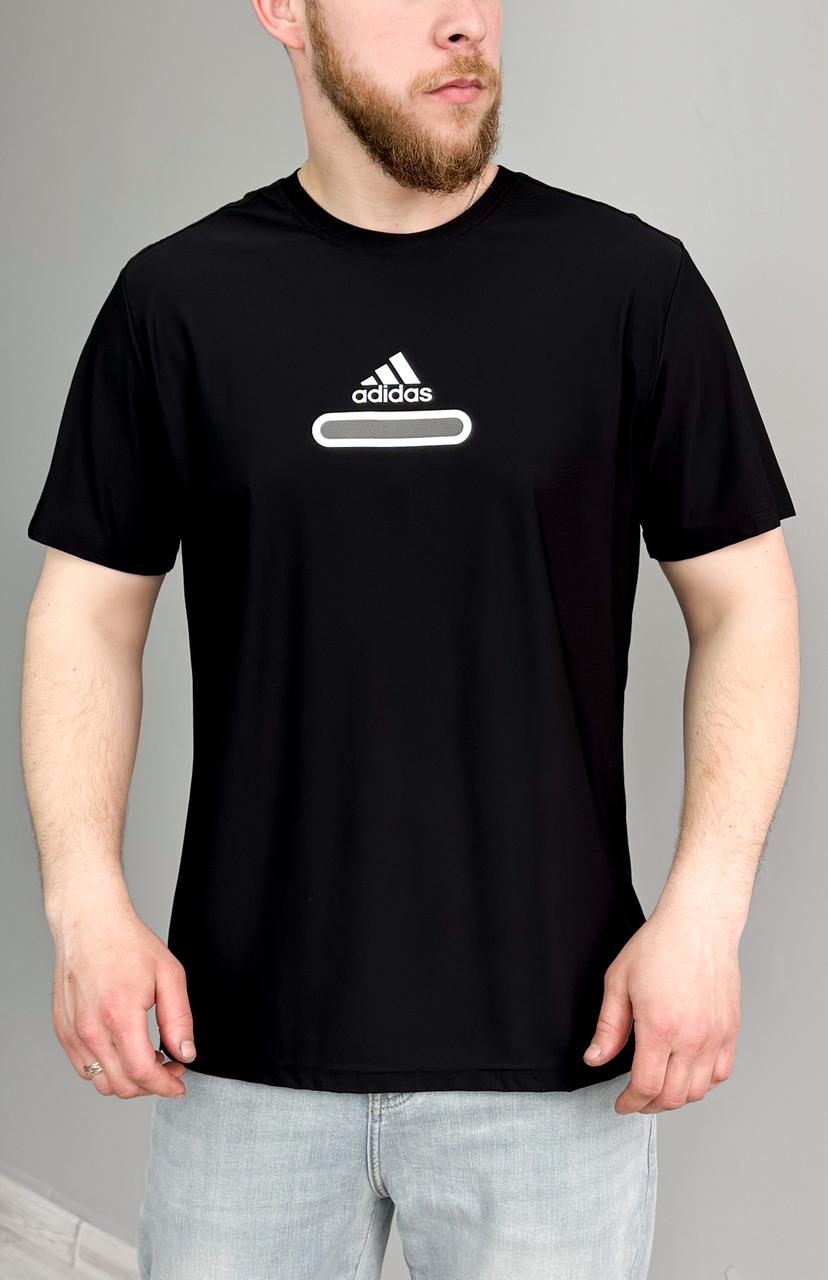 Чоловіча спортивна футболка Adidas чорна футболка Адідас